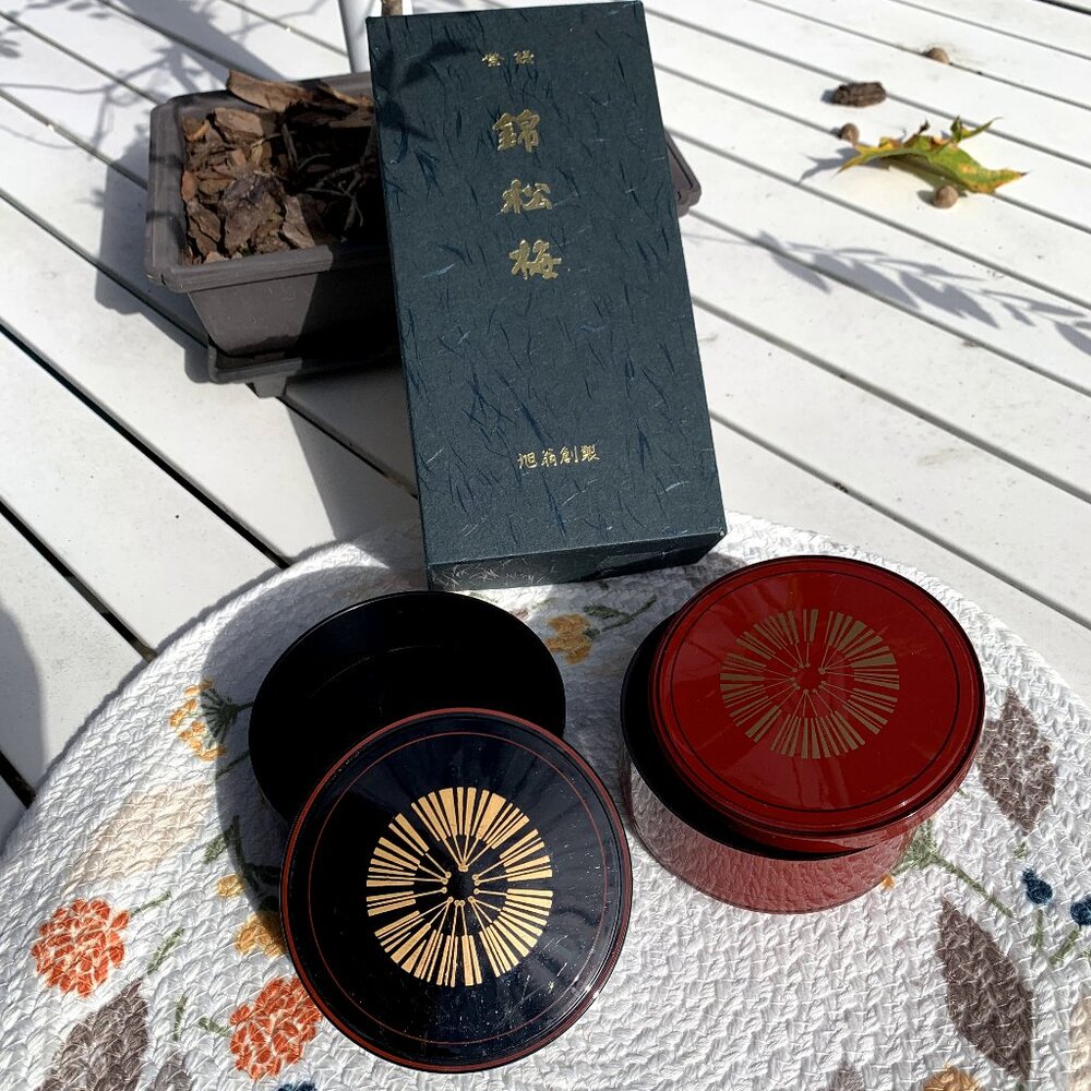Vtg Japanese Trinket Containers